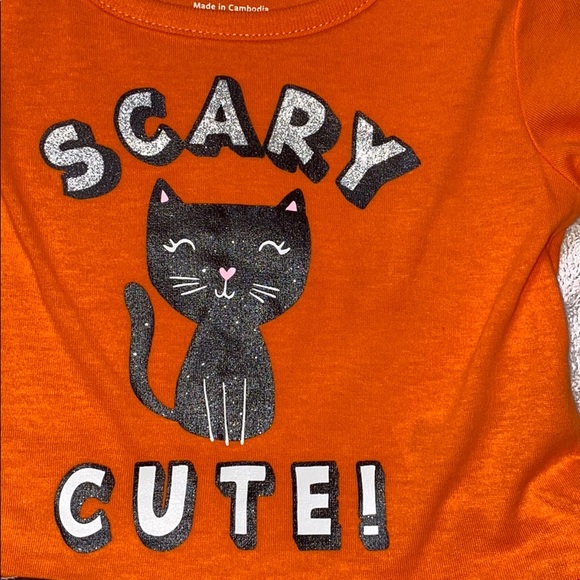 🎃 New Carter’s Halloween Scary & Cute Cat Top & Legging Set - Picture 11 of 11